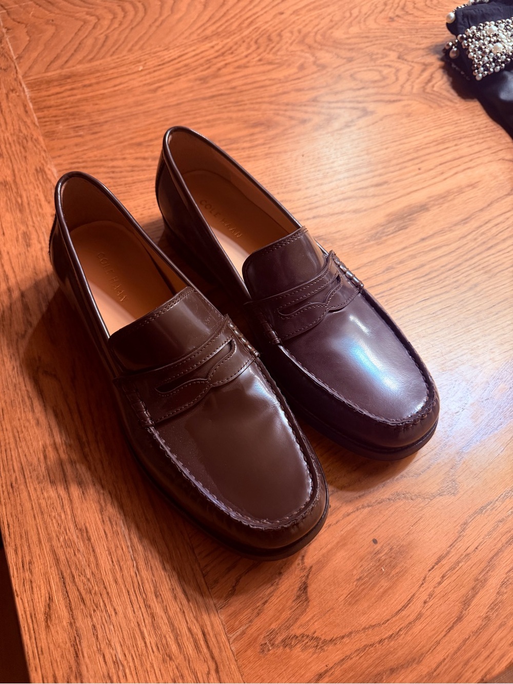 Cole Haan Worn Once Brown Leather Penny Loafers